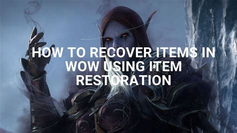 item recovery wow|wow buyback sold items.